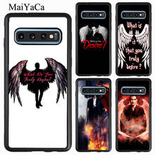 American TV Lucifer Angel Case For Samsung Galaxy A51 A71 A21S A20e A31 A50 A70 M21 M31 S9 S10 S20 Plus Note 20 Ultra 2024 - buy cheap