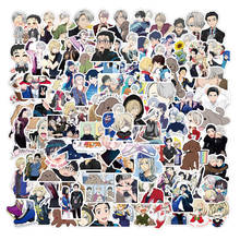 50Pcs Cartoon Anime YURI!!! On ICE Graffiti Stickers For Guitar Bicycle Car Skateboard Snowboard Laptop Luggage Christmas Gift 2024 - buy cheap