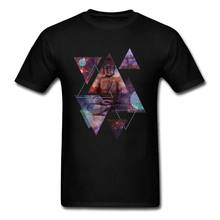 Galaxy Levitation Buddha Graphic Men Top T-shirts O Neck Short Sleeve Cotton Fabric Male Adult Tops & Tees Street Tee Shirt 2024 - buy cheap