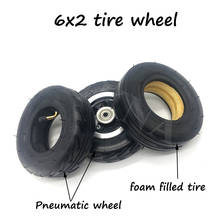 High Quality 6x2 Solid Tires 6 Inch Pneumatic Wheels for Electric Scooter Wheelchair F0 Cart 6*2 Explosion-proof Tyre 2024 - buy cheap