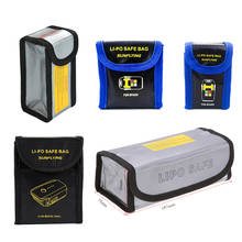 1 шт. пожаробезопасный и Водонепроницаемый RC LiPo аккумулятор безопасная сумка Взрывозащищенная сумка для хранения для RC батареи 2024 - купить недорого