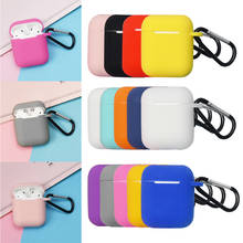 Mini Soft Silicone Case For Apple Airpods Shockproof Cover For Apple AirPods Air Pods Earphone Cases Ultra Thin Protector Case 2024 - buy cheap
