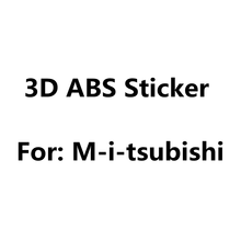 ABS 3D красный серебристый Автомобильный задний бампер наклейка на багажник наклейка буквенная маркировка эмблема логотип для Mitsubishi авто аксессуары Стайлинг 2024 - купить недорого