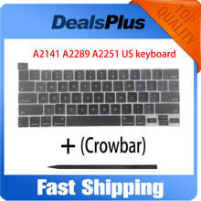 Клавиатуры для ноутбука US UK SP FR GR AR CA KR, клавиши с колпачками для клавиш для Macbook Pro Retina 16 дюймов A2141 A2289 A2251 2020 года 2024 - купить недорого