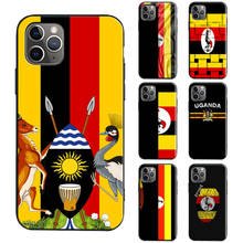 Uganda Flag Coat Of Arms Case For iPhone 13 12 mini 11 Pro Max 6S 7 8 Plus X XR XS Max SE 2020 TPU Cover Coque 2024 - buy cheap