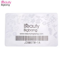 BeautyBigBang-10 Uds. Placa de estampación para uñas, estampadora, raspador, sello de esmalte de uñas, plástico, bricolaje, plantilla para decoración de uñas, herramientas de manicura 2024 - compra barato
