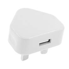 Adaptador de enchufe USB de 3 pines para teléfonos, tabletas, dispositivos recargables para viajes y hogar 2024 - compra barato