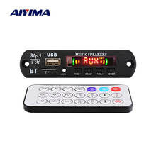 Плата Bluetooth-декодера AIYIMA, 12 В, USB TF FM-радио AUX 2024 - купить недорого