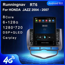 Radio Multimedia con GPS para coche, Radio con reproductor de vídeo, RDS, 2 din, Android 9,7, 10,1 pulgadas, para HONDA JAZZ 2004-2007, tipo Tesla 2024 - compra barato