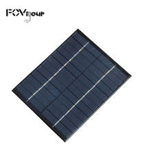 Fovintage mini painel solar de silicone policristalino 2w 12v 136x110mm 2024 - compre barato