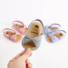 Summer New Baby Girl Sandals Soft Cotton Floral Toddler Girls Shoes Cute Bows Princess Baby Girl Sandals Todder Shoes 2024 - buy cheap