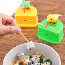 Holaroom Cartoon Small Bird Toothpick Holder Creative Toothpick Container Press Toothpick Dispenser Storage Box Kitchen Gadgets 2024 - buy cheap