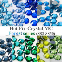 SS3-SS30 Forest Series Top QualityDMC Clear Hotfix Rhinestones Super Bright Glass Strass Iron On For Fabric Garment 2024 - купить недорого