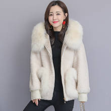 Hooded Autumn Winter Women Faux Fur Coat Pink Furry Jacket Fashion Korean Plus Size Manteau Femme Hiver 2020 KJ4295 2024 - buy cheap