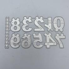 Metal Cutting Dies Arabic numerals Stencils Die Cut for DIY Scrapbooking Album Paper Card Embossing 2024 - buy cheap