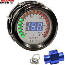 Dragon 52mm Digital Dual Display Auto Car Water Temperature Gauge 40-150 Celsius And Voltage Temp Meter For 28-40mm Joint Pipe 2024 - buy cheap