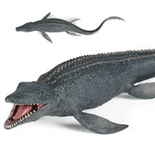 1pc dinossauro estatueta realista mosasaurus dinossauro brinquedos de plástico modelo animal estatueta educacional brinquedo presente para crianças menino 2024 - compre barato