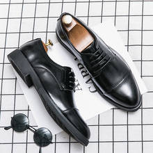 Misalwa Solid Oxford Men Formal Shoes Lace-up Basic Ceremonial Business Office Shoes for Men Leather Over Size 38 48 Dropship 2024 - buy cheap