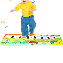 3 вида стилей Детские Музыкальный коврик с изображениями животных для детей; Голос игровые коврики Touch играть в игры Музыкальные Игрушки для раннего развития детей для подарки для детей 2024 - купить недорого