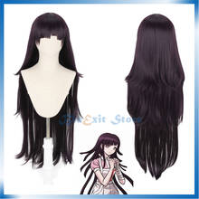 Danganronpa V3 Mikan Tsumiki Wig Dangan Ronpa Killing Harmony Cosplay Hair Synthetic Purple Long Curls Comiket Role Play 2024 - buy cheap