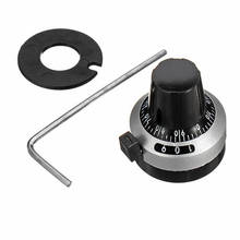 1pcs/lot 3590S 6.35 mm precision scale knob potentiometer knob equipped with multi-turn potentiometer In Stock 2024 - buy cheap