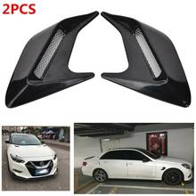 2pcs Shark  Gill Design Car Auto Side Vent Air Flow Fender Intake Sticker Car Simulation Side Vents Decorative 2024 - buy cheap