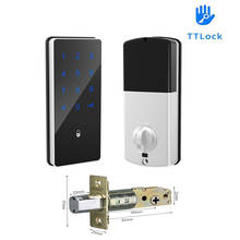 Ttlock-bloqueio de segurança compatível com bluetooth, controle remoto, código de senha, automático, eua, chave 2024 - compre barato