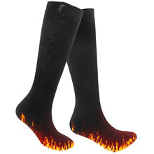 Inverno quente meias aquecidas mulher e homem para cronicamente frio pés algodão usb baixa tensão 2024 - compre barato