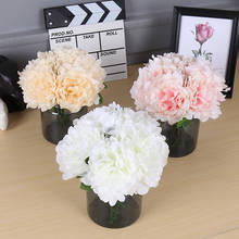 5 Heads/ Bouquet Artificial Peony Flowers Home Decor Silk Fake Flower Peonies artificial flowers for Wedding DIY decoration 2024 - buy cheap