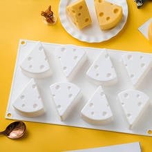 Cheese Shaped Cake Silicone Mold DIY 3D Baking Mousse Chocolate Pastry Molds Dessert Cake Candy Decorating Kitchen Accessories 2024 - buy cheap