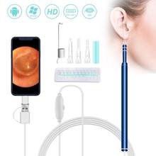 3 in 1 Ear Cleaning Endoscope USB Earpick 480P Ear Scope Camera 5.5mm Digital Otoscope Medical  for Type c Android Smartphone PC 2024 - buy cheap