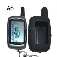 A6 LCD Remote Control Key + Silicone Case for Two way Car Alarm Twage Starline A6 Keychain KGB FX-3 FX3 FX 3 Jaguar EZ-Alpha 2024 - buy cheap