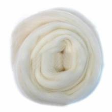 50 г белая шерсть Corriedale рукодельный Топ ровное окрашенное волокно для валяния 2024 - купить недорого