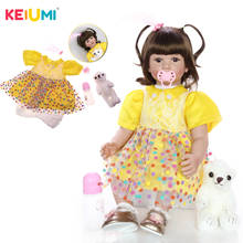 Fashion KEIUMI 24 Inch 60 cm Reborn Baby Doll Toys Princess Toddler Babies Doll Girls Birthday Gift Present Child Play House Toy 2024 - buy cheap