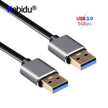 USB 3,0 кабель USB к USB кабель папа к мужчине USB удлинитель супер скорость HDD USB 3,0 5 Гбит/с для радиатора жесткий диск Webcom PC 2024 - купить недорого