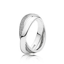 Keris tienda 100% de plata esterlina 1:1 Glamour 196547CZ anillo de promesa originales de las mujeres joyería de moda de la boda 2018 2024 - compra barato