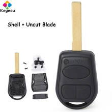 KEYECU Replacement Remote Car Key Shell - 3 Buttons & Uncut Blade - FOB for Land Rover Range Rover L322 HSE Vogue 2002 2003-2006 2024 - buy cheap