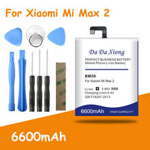 Bateria de reposição bm50 de alta capacidade, 6600mah, para xiaomi mi max 2 max2 + ferramentas grátis 2024 - compre barato