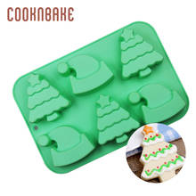 COOKNBAKE Christmas Cake Mold Silicone Molds for Candy Chocolate tree hat handmade soap resin mould bread cake decoration tool 2024 - buy cheap
