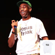 Jesús Golf Wang Tyler the Creator hip hop bomba Skate Frank camiseta océano de los hombres de algodón camiseta nueva camiseta Mujer 2024 - compra barato