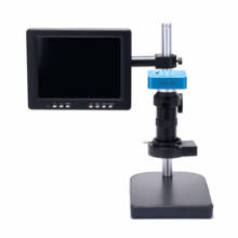 34MP Microscope Camera HDMI USB Industrial 100X C-mount Zoom Lens 60 LED Light with 8" HD LCD Screen For PCB Repair Soldering 2024 - buy cheap