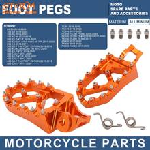 Big Foot Pegs FootRest Footpegs Rest Pedals For KTM SX 85 125 150 XC-W150 TPI SX-F XC-F EXC-F XC 250 300 350 450 500 2015-2020 2024 - buy cheap