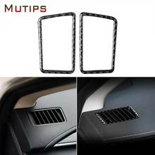 Mutips 2Pcs Carbon Fiber Dashboard Instrument Air Vent Cover Trim Frame for Lexus NX 200 200t 300h 2014 2015 2016 2017 2018 2019 2024 - buy cheap