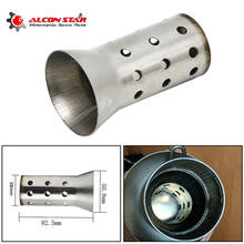 Eliminador de ruído para motocicleta, silenciador, silenciador, aço inoxidável, 51mm 2024 - compre barato