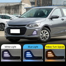 Car Flashing 2PCS Car LED DRL For Chevrolet Cavalier 2020 2021 Daytime Running Lights Turn Signal Fog Lamp Cover Car Styling 2024 - buy cheap