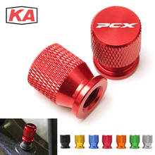 Dust-proof para honda pcx150 pcx125 pcx 150 125 abs 2010-2021 universal cnc pneumático válvula de ar porta capa pneu aro tampas da motocicleta 2024 - compre barato