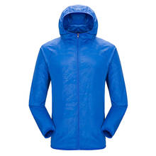 Пальто для кемпинга, куртка для бега на открытом воздухе, ветровка для скалолазания, Солнцезащитная одежда с УФ-защитой, тонкая Ультралегкая Мужская и женская походная куртка 2024 - купить недорого