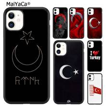 MaiYaCa-funda de teléfono con bandera turca de Turquía, carcasa para iPhone 5s SE 6s 7 8 plus X XR XS 11 12 13 pro max Samsung Galaxy S9 S10 2024 - compra barato