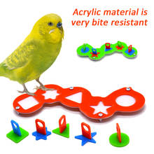 Parrots Toys And Bird Accessories For Pet Toy Swing Stand Budgie Parakeet Cage African Grey Vogel Speelgoed Parkiet 2024 - buy cheap