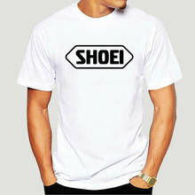 SHOEI-Camiseta con Logo de casco para hombre, color blanco y negro, S-2XL-3925D 2024 - compra barato